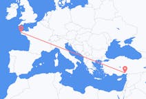Fly fra Brest til Adana