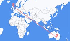 Flyg från Broken Hill, Australien till Aberdeen, Skottland