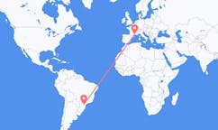 Flights from Ponta Grossa, Brazil to Montpellier, France