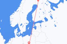 Flug frá Katowice, Póllandi til Rovaniemi, Finnlandi