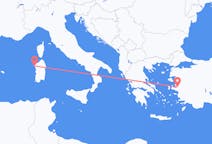 Vluchten van Alghero, Italië naar Izmir, Turkije
