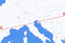 Flug frá Lourdes til Cluj-Napoca