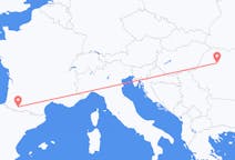Flug frá Lourdes til Cluj-Napoca