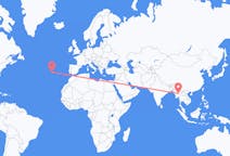 Flights from Loikaw, Myanmar (Burma) to Ponta Delgada, Portugal