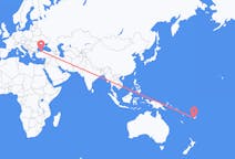 Flyreiser fra Nadi, Fiji til Zonguldak, Tyrkia