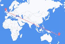 Flyrejser fra Kadavu Island, Fiji til Belfast, Nordirland