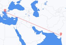 出发地 印度出发地 艾哈迈达巴德目的地 希腊莱姆诺斯的航班
