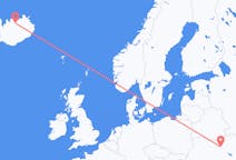 Flyg från Kiev till Akureyri