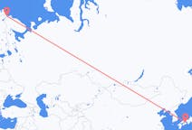 Flights from Takamatsu, Japan to Kirkenes, Norway