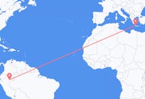 Flyreiser fra Iquitos, Peru til Khania, Hellas