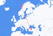 Flyreiser fra Sandnessjøen, til Konya