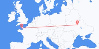 Flyrejser fra Ukraine til Jersey