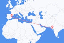 Flights from Rajkot, India to Valencia, Spain
