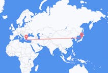 Flyrejser fra Akita, Akita, Japan til Santorini, Grækenland