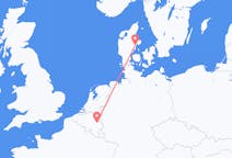 Flights from Aarhus, Denmark to Liège, Belgium