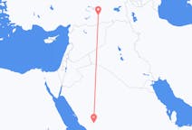 Loty z Medina, Arabia Saudyjska do Diyarbakiru, Turcja