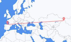 Flyg från Altay Prefecture, Kina till Santander, Spanien