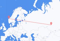Fly fra Tomsk til Ålesund