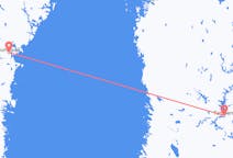 Vols depuis la ville de Sundsvall vers la ville de Tampere