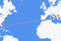 Flyrejser fra Freeport, Bahamas til Thessaloniki, Grækenland