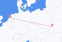 Flyg från amsterdam, Nederländerna till Lviv, Ukraina