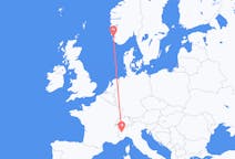 Flyrejser fra Torino til Stavanger