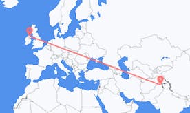 Flights from Pakistan to Northern Ireland