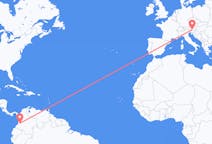 Flyrejser fra Santiago de Cali, Colombia til Klagenfurt, Østrig