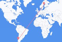 Flights from Temuco, Chile to Umeå, Sweden