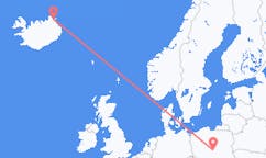 아이슬란드 토르쇼픈에서 출발해 폴란드 우치까지(으)로 가는 항공편