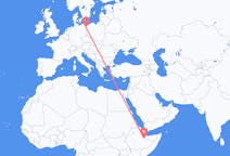 Flyreiser fra Jijiga, Etiopia til Szczecin, Polen