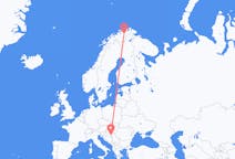 Flights from Lakselv, Norway to Osijek, Croatia