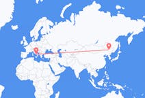 Flights from Harbin to Naples