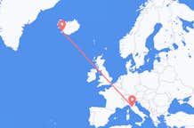 Flyrejser fra Firenze, Italien til Reykjavík, Island