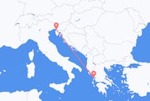 Flyreiser fra Trieste, til Preveza