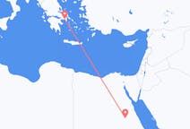 Flyg från Luxor, Egypten till Aten, Grekland