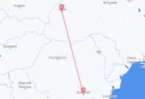 Flyg från Bukarest, Rumänien till Lviv, Ukraina