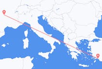 Flights from Clermont-Ferrand, France to Dalaman, Turkey