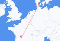 Fly fra Brive-la-Gaillarde til Sønderborg