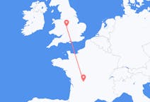 Flights from Limoges, France to Birmingham, England
