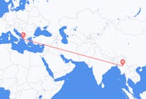 Flights from Mandalay, Myanmar (Burma) to Corfu, Greece