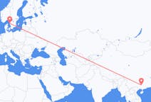 Flüge von Liuzhou, China nach Göteborg, Schweden