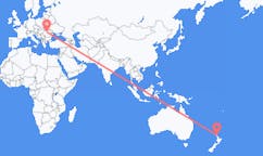 Flyg från Whangarei, Nya Zeeland till Targu Mures, Rumänien