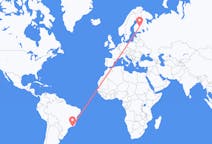 Flyg från Rio de Janeiro, Brasilien till Kuopio, Finland