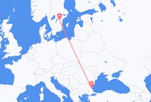 ブルガリアのから ブルガス、スウェーデンのへ リンシェーピングフライト
