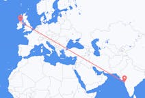 Flyrejser fra Mumbai, Indien til Derry, Nordirland