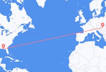 Flyreiser fra Panama by, USA til Budapest, Ungarn