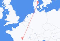 Loty z miasta Aarhus do miasta Clermont-Ferrand