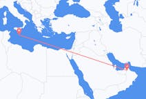 来自阿拉伯联合酋长国出发地 艾因目的地 马耳他瓦莱塔的航班