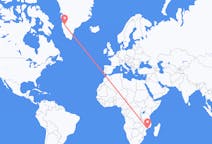 Flights from Quelimane, Mozambique to Kangerlussuaq, Greenland